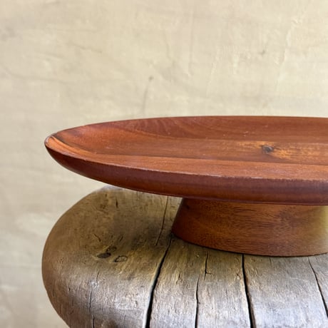 Wood Oval Compote 25cm / Acacia