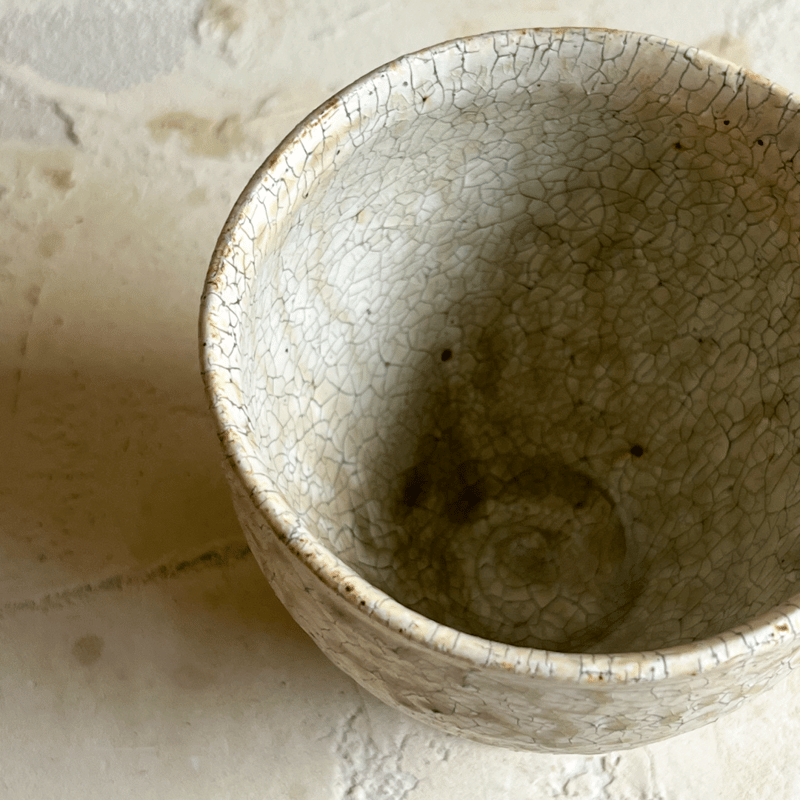 尾形アツシ / ヒビ粉引 フリーカップ | gis.STORE