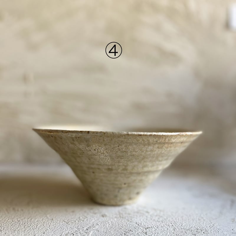 尾形 アツシ ヒビ粉引長皿 2枚セット ヒビ粉引 長皿 - 尾形