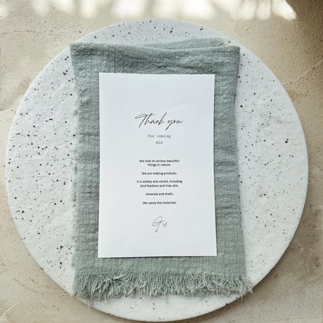 Table napkin - BlueGray