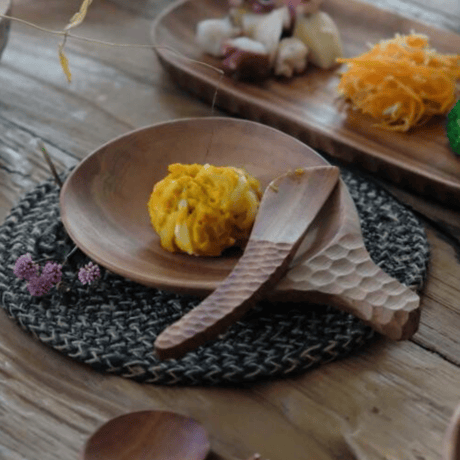 Neem Wood Spoon Plate