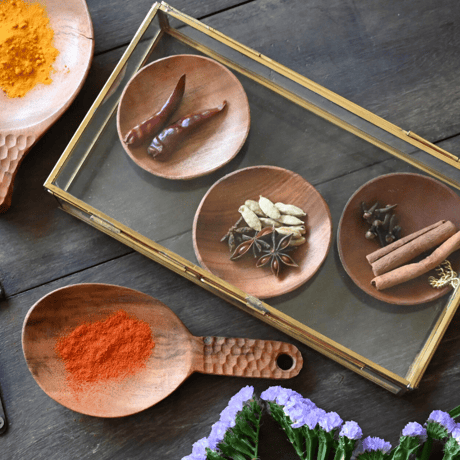 Neem Wood Spoon Plate