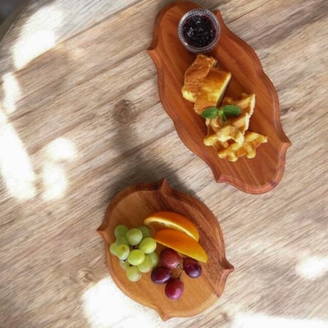 Wood Plate L