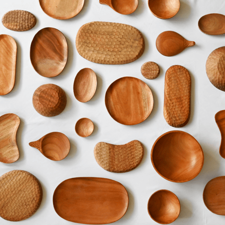 Neem Wood Spoon Plate