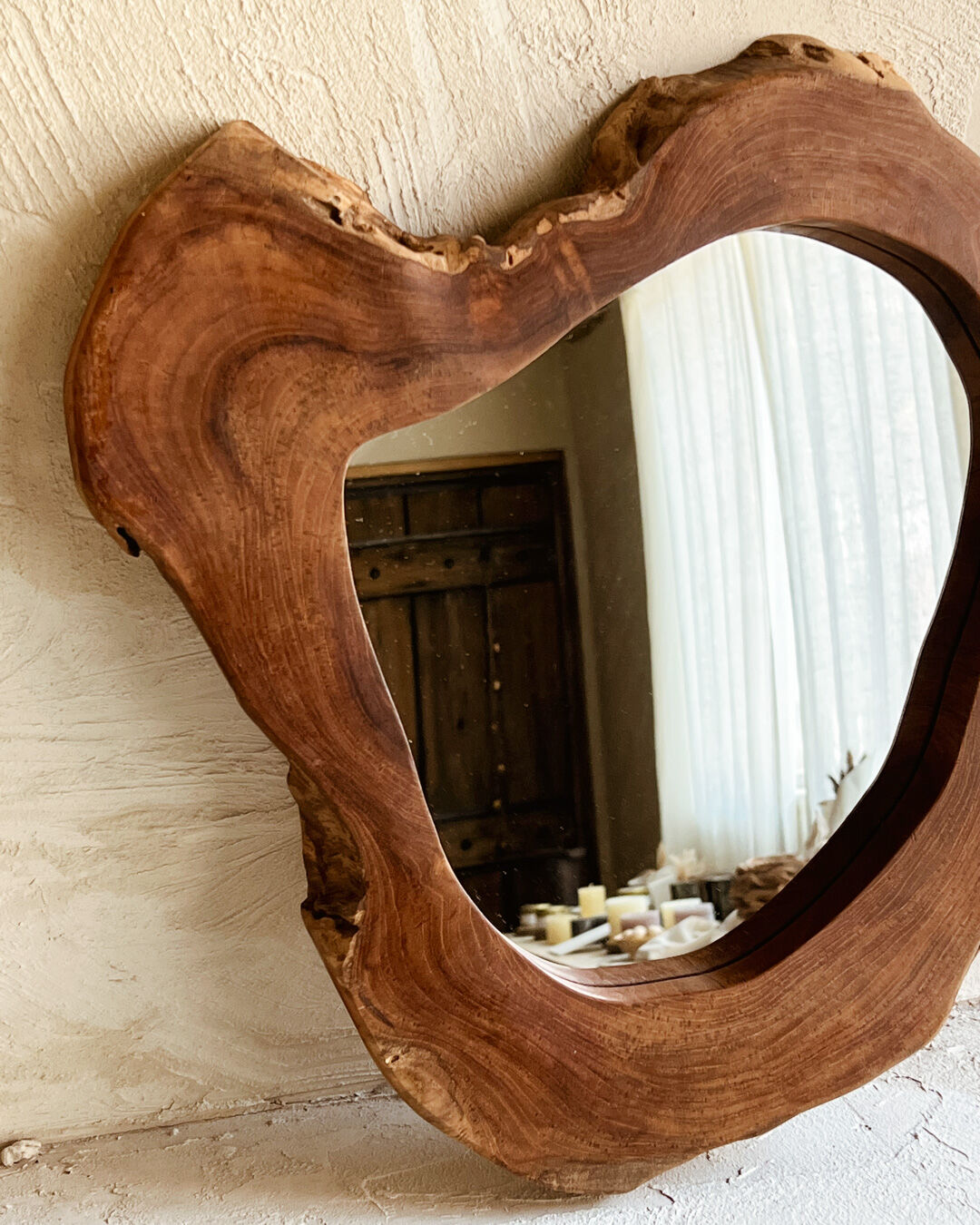 H.P.DECO NYミラー 鏡 ヴィンテージ素材 ブラック ウォールミラー 鏡