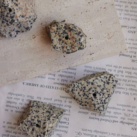 Stone Insence Holder / Dalmatian Jasper
