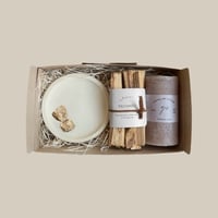 Palosant & Beige  Candle Set  ( パロサントセット&ベージュキャンドル )