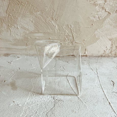 Milk Box / Flower vase   耐熱グラス300ml