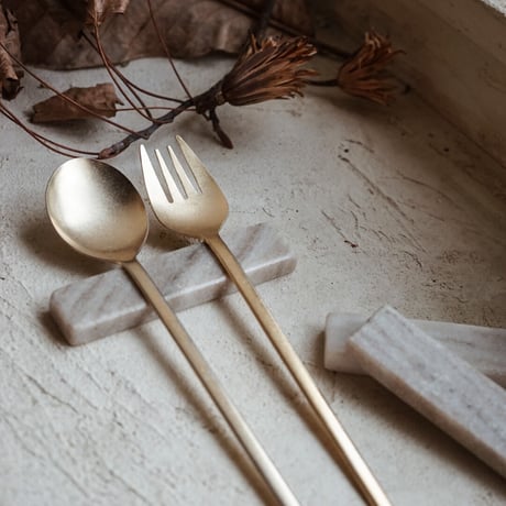 Cutlery Rest 11cm / Marble Grayge