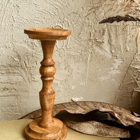 Candle Stand Long / Pine wood
