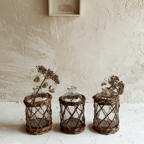 Rattan Flower Vase