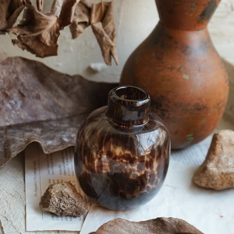 Leopard Flower Vase