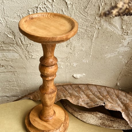 Candle Stand Long / Pine wood