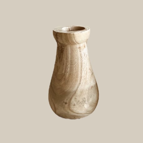 Wood Flowervase bottle