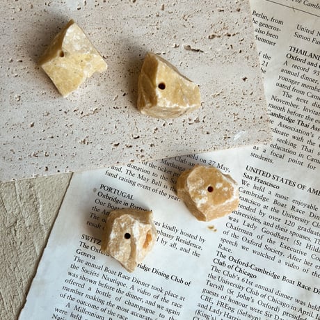 Stone Insence Holder / Yellow aventurine