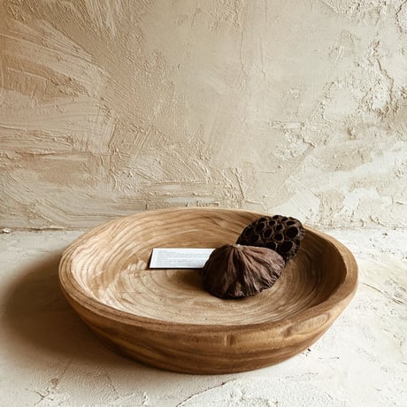 Wood Round Tray