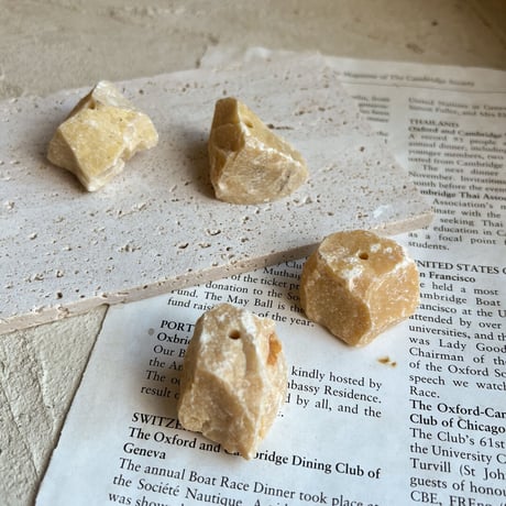 Stone Insence Holder / Yellow aventurine