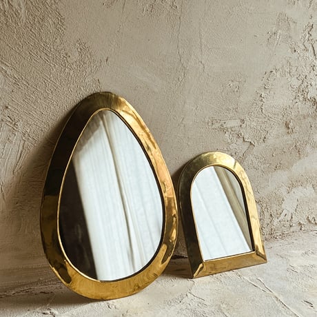 Brass Mirror Arch -S