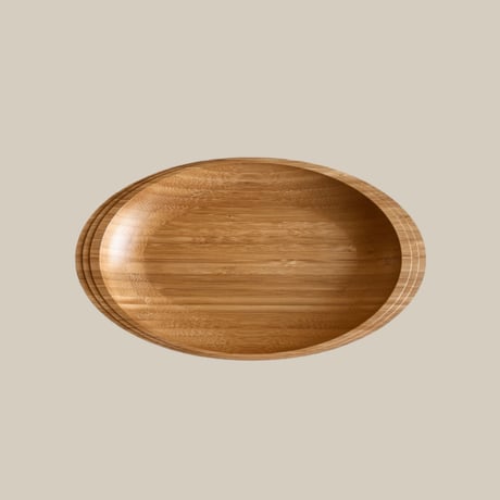 Oval Plate 27cm / Bamboo