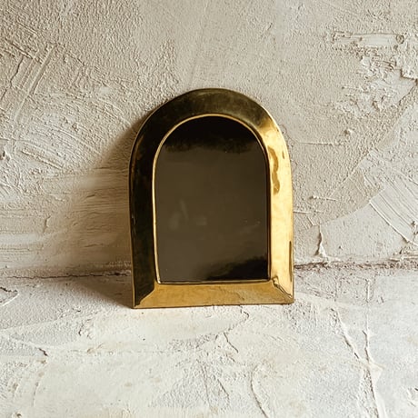 Brass Mirror Arch -S