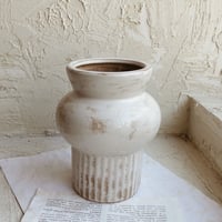 Flower Vase  Antique White