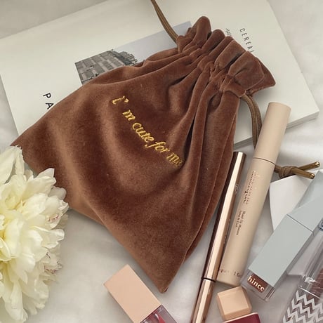 imcuteforme velours pouch