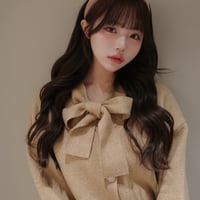 Mimiange コラボ　カーディガン+香水セット (beige)