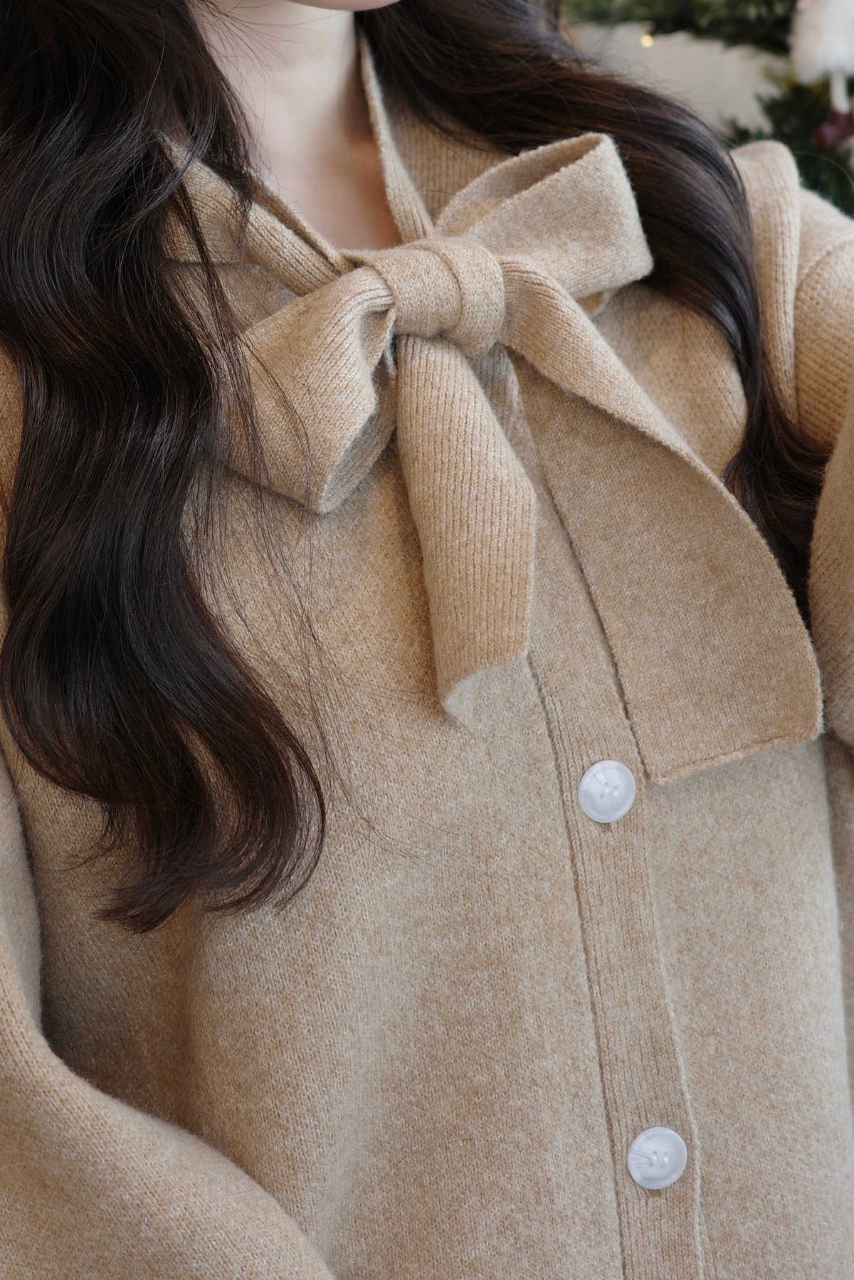 Mimiange コラボ カーディガン+香水セット (beige) | i'm cute fo