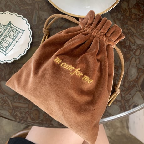 imcuteforme velours pouch