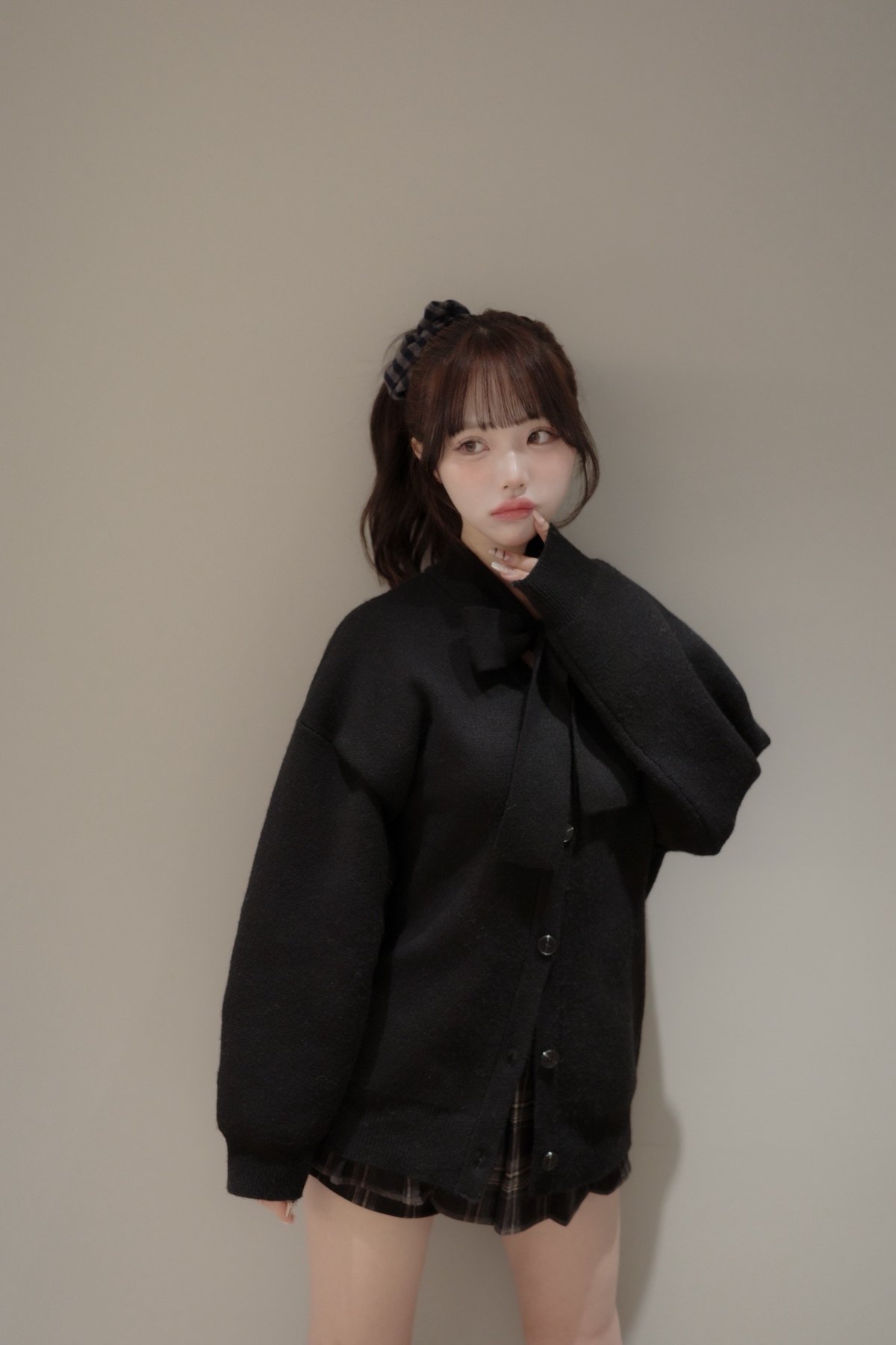 Mimiangeコラボ カーディガン+香水セット(black) | i'm cute for me
