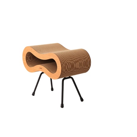 Cat Stool［ Mini ］Black / Silver