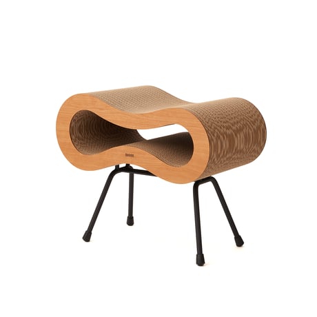 Cat Stool［ Midi ］Black / Silver