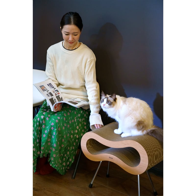 Cat Stool［ Midi ］Black / Silver | MOCK®︎ SHOP