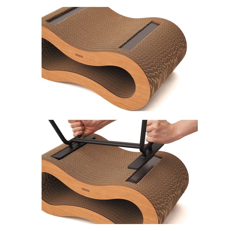 Cat Stool［ Max ］Black / Silver | MOCK®︎ SHOP