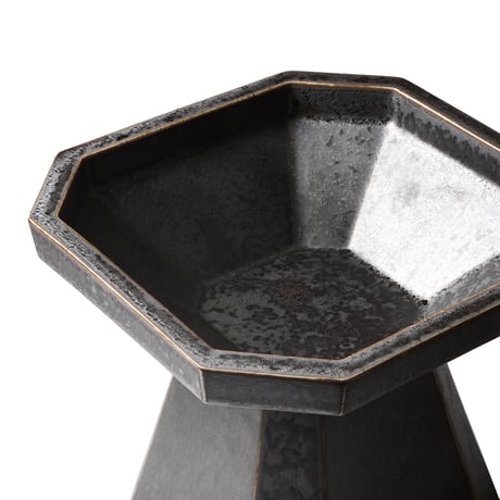 Octagon Bowl ｜ Brindle Gray［ 陶器 ］