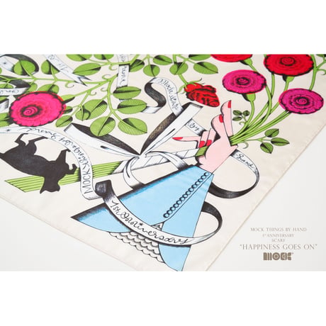 1st Anniv.  Scarf『 Happiness Goes On 』
