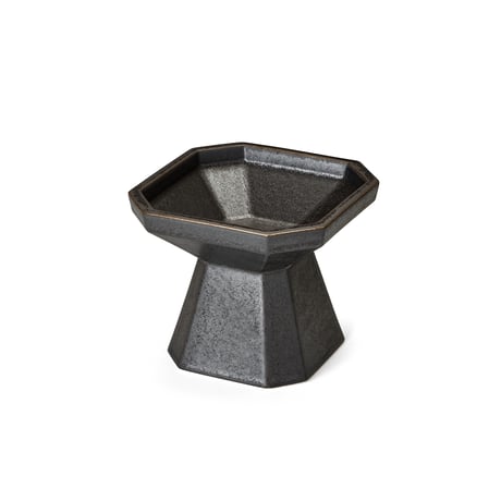 Octagon Bowl ｜ Brindle Gray［ 陶器 ］