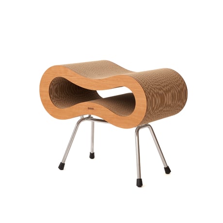 Cat Stool［ Midi ］Black / Silver