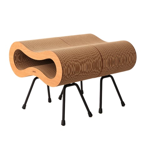 Cat Stool［ Midi ］Black / Silver