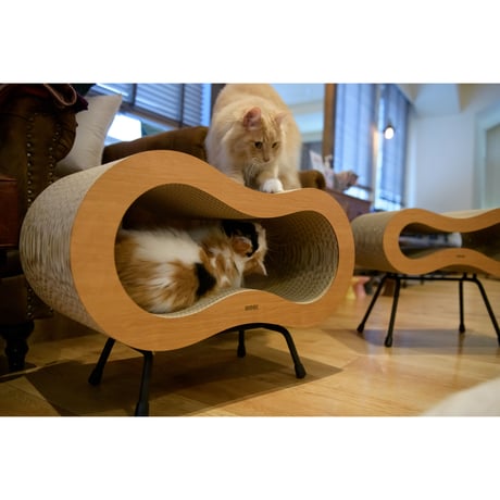 Cat Stool［ Max ］Black / Silver