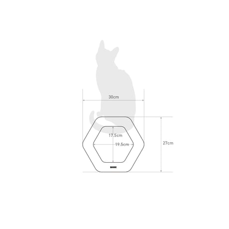 Cat Scratch ｜ Peanuts［ Mini ］& Hexagon［ Midi ］2-Piece Set（2個セット）