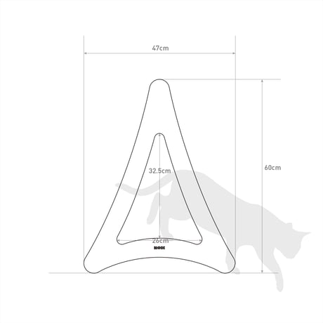 Cat Scratch ｜Triangle［ Max & Midi ］ 2-Piece Set（2個セット）