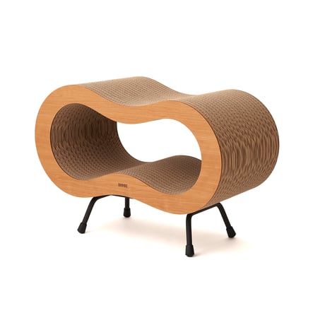 Cat Stool［ Max ］Black / Silver