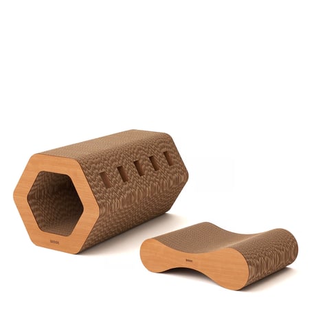 Cat Scratch ｜ Peanuts［ Mini ］& Hexagon［ Midi ］2-Piece Set（2個セット）