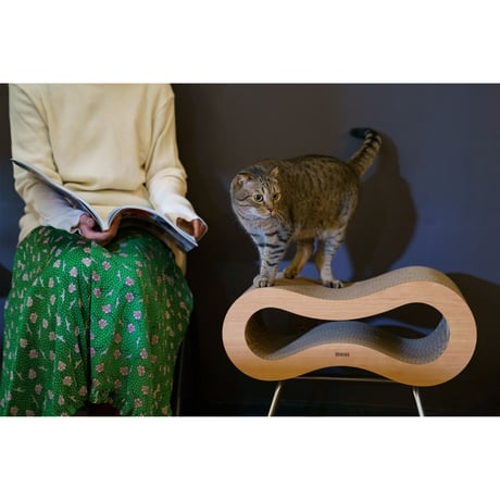 Cat Stool［ Midi ］Black / Silver