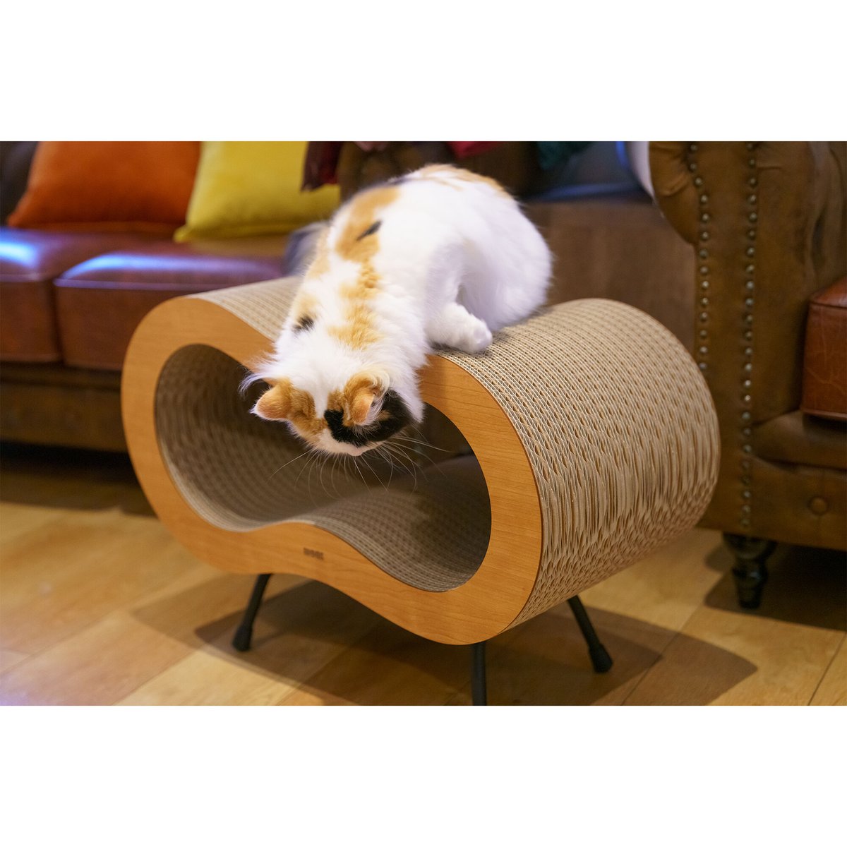 榎材スツール高さ52cm丸椅子stool