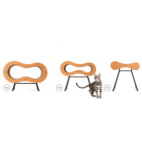 Cat Stool［ Max ］Black / Silver