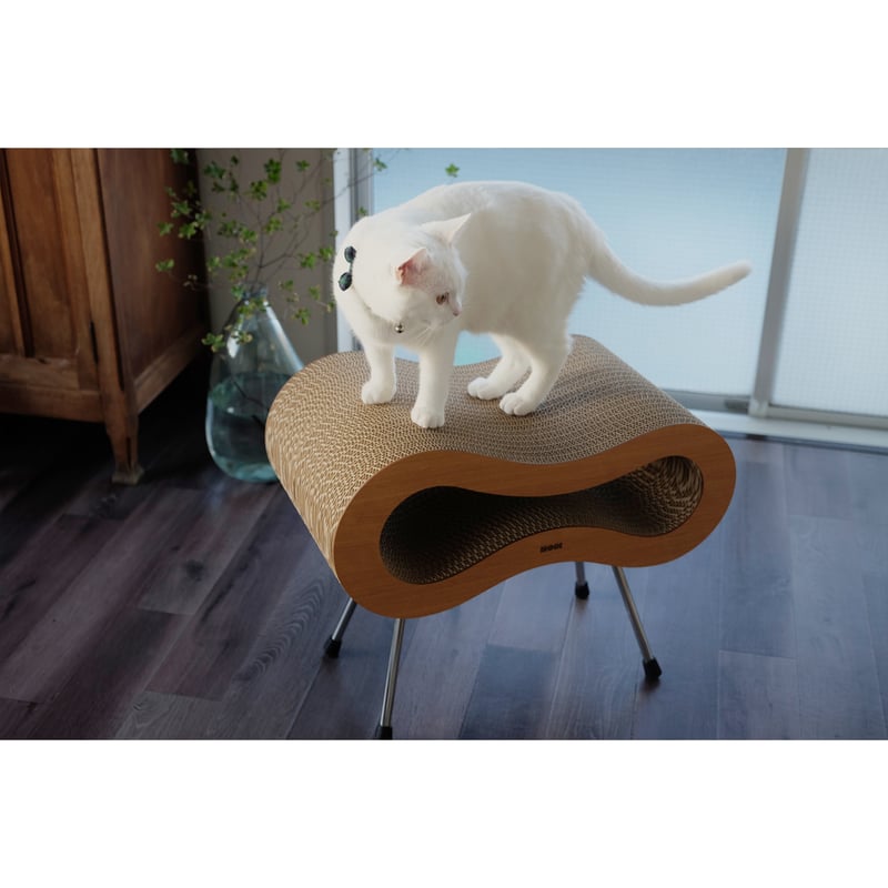 Cat Stool［ Midi ］Black / Silver | MOCK®︎ SHOP