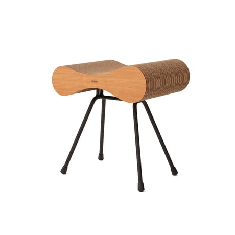 Cat Stool［ Mini ］Black / Silver
