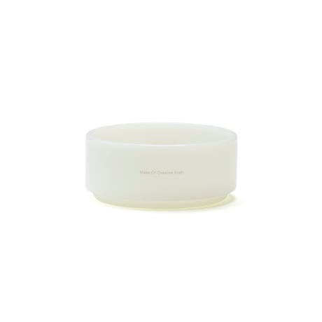 The Retro Milk Glass Bowls（White & Green Set／2pcs）